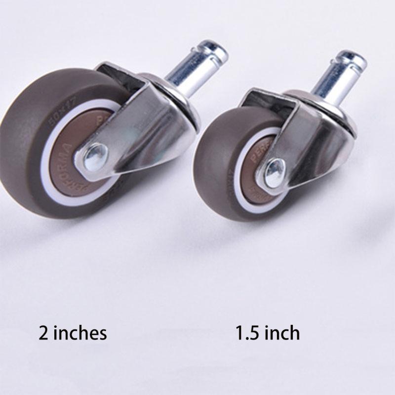 Universal Rubber Swivel Castor Widely Used for Office Floors Wood Hardwood Parquet Used for Furniture Easy To Clean