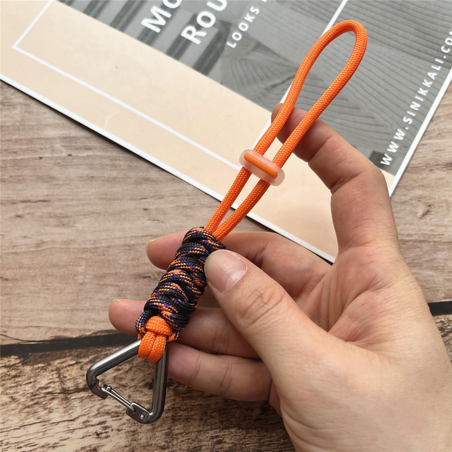 

Keychain for Bags Heavy Metal Keyring Cellular Pendant Lanyard Adjustable Key Chain Accessories Outdoor Landyard Portable Rope