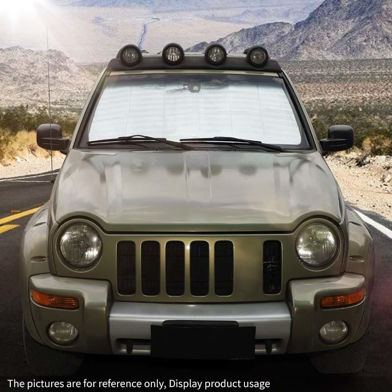 Car Windshield Sunshade Window Shade Foldable Sun Visor Cover Fit For Jeep Liberty 1999-2007 Car Interior Accessories,1 pcs