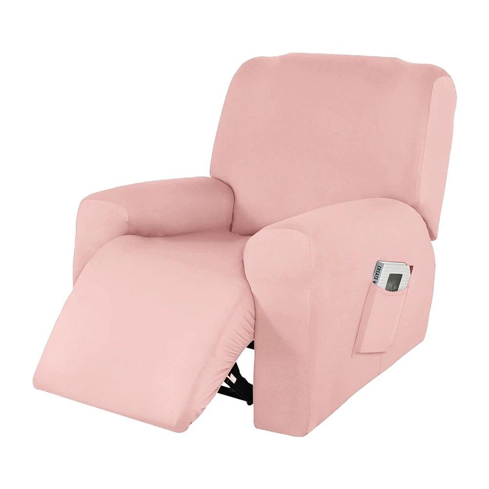 

Чехол для дивана с откидной спинкой, 1 местное эластичное одноместное кресло, чехол для отдыха, нескользящий чехол для дивана и стула для гостиной, моющийся 1 компл.