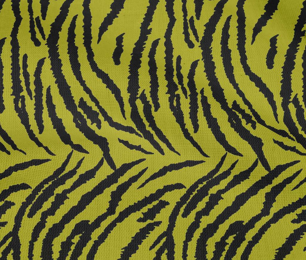 oneOone Cotton Flex Lime Green Fabric Tiger Animal Skin Sewing Fabric By The Yard Printed Diy Clothing Sewing Supplies 40 Inch