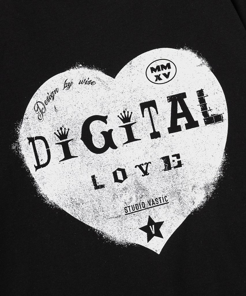 VASTIC Digital Love_T-Shirt_Black