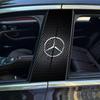 GLC GLB 2 Τεμάχια Αυτοκινήτου Αυτοκόλλητο Κεντρικής Κολόνας Αυτοκινήτου Προστατευτική Μεμβράνη Πλαϊνών Κολόνων B Για Mercedes Benz AMG W203 W206 W220 W205 W211 W212 W201