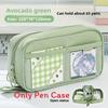 Canvas Pencil Case Large Capacity Durable School Supplies For Students