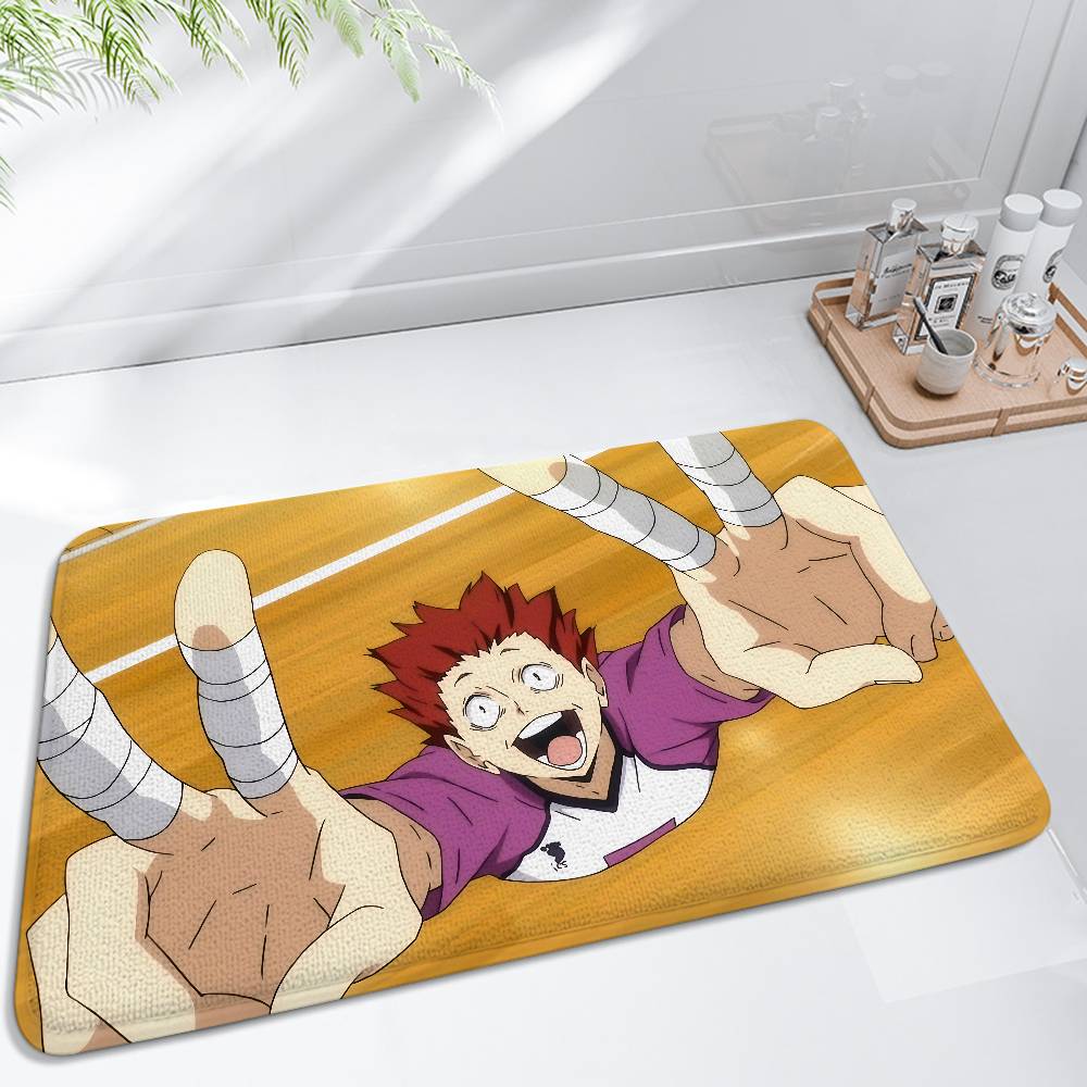 

Anime Cool H-Haikyu!! Floor Mat Living Room Rug For Bedroom Welcome Mat Outdoor Rug 40x60cm