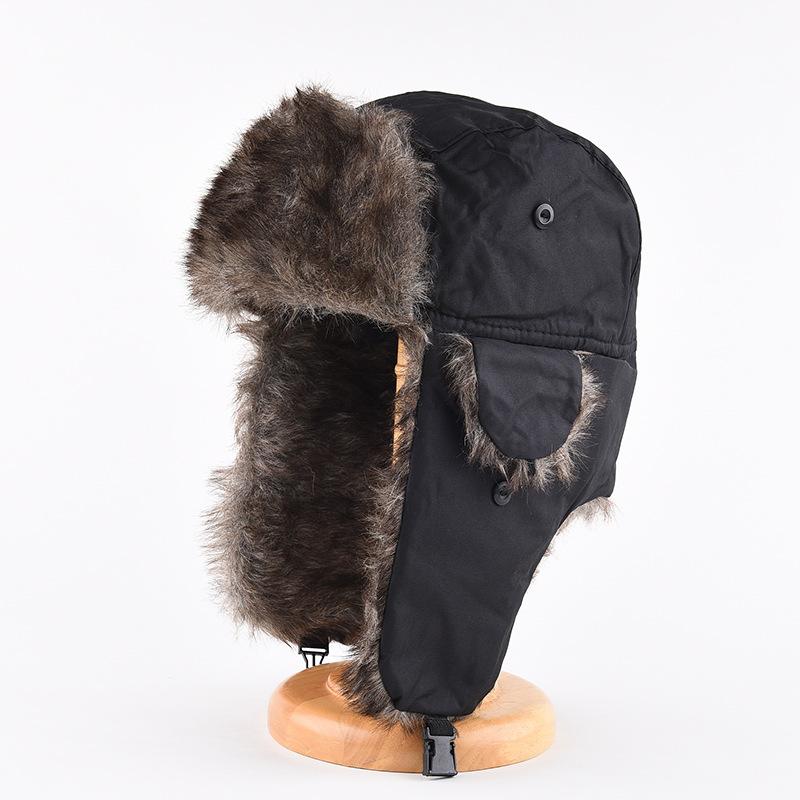 Thunderhead Cap Men's Fall and Winter Warm Cotton Cap Children's Mask Cap Plush Ear Protection Cycling Cap Europe and The United States