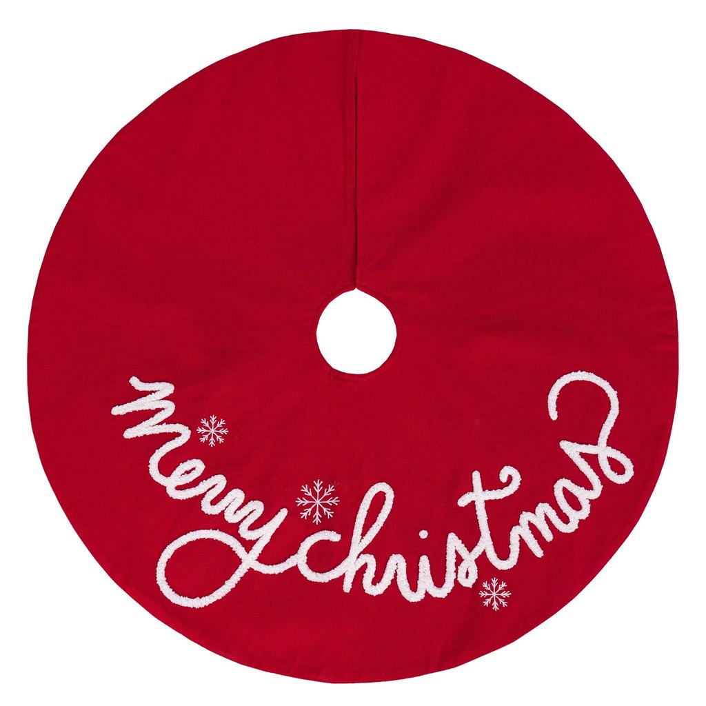 Christmas Decorative Red Letter Tree Skirt