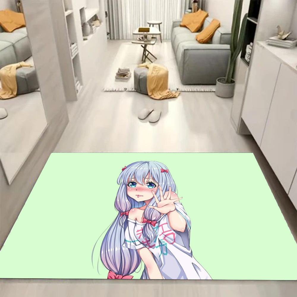 1pc Anime Izumi Sagiri Bathroom Absorbent Mats Anti-Slip Mats Home Decor Supplies Carpets Home Kitchen Floor Mats