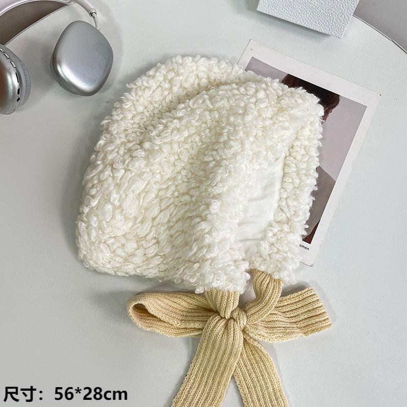 Women's  Winter Sweet and Cute Little Red Riding Hood ,premium Versatile Balaclava Hat, Cold Protection and Warm Ear Protection