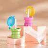 (Blue)KINCJON Silicone Sippy Straw Cup Lids Water Bottle Caps With Straw For Children Drinks Supplies