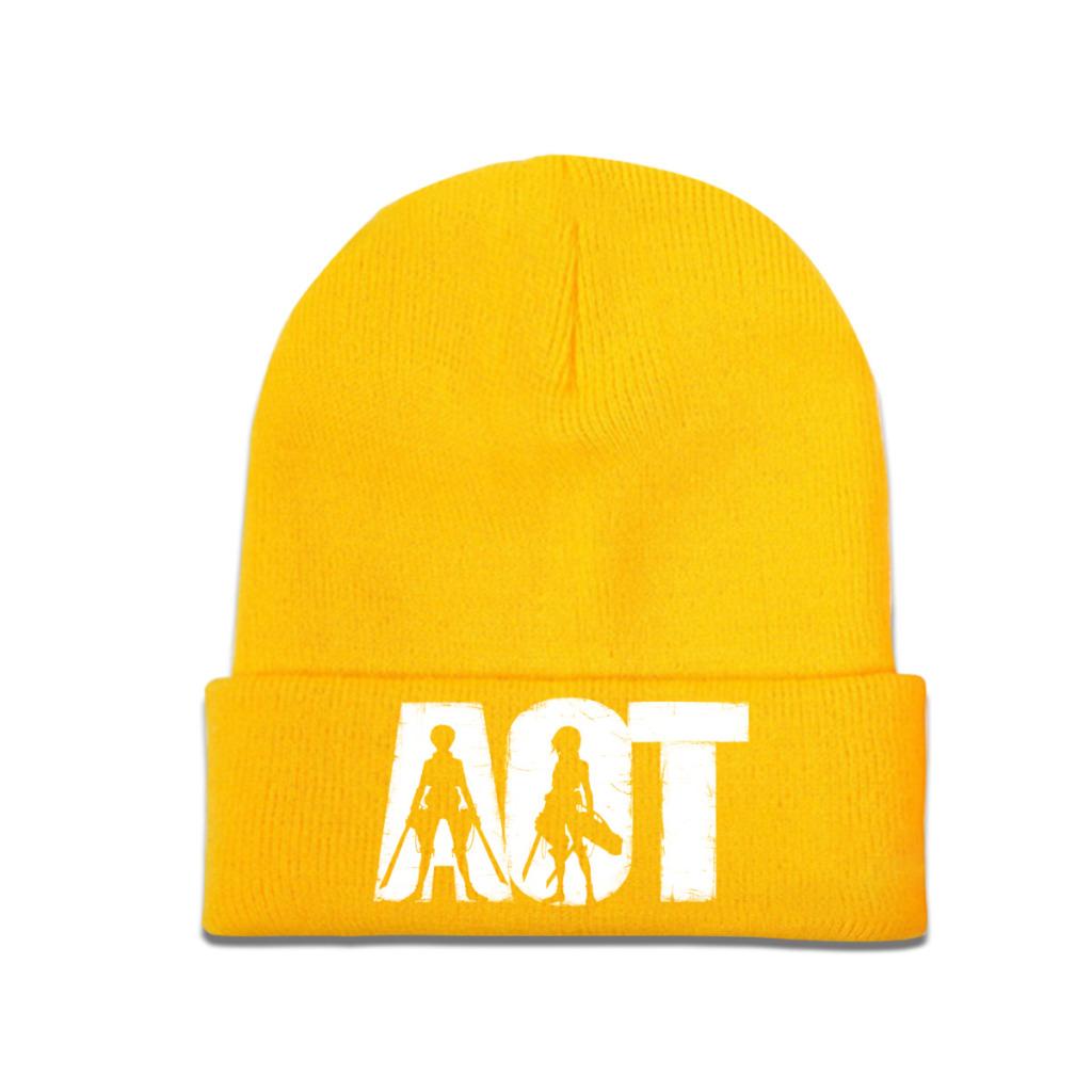 Attack on Titan Shingeki no Kyojin Titanenjäger Strickmütze Damen Unisex Skullies Beanies Wintermützen Anime Manga AOT Mütze