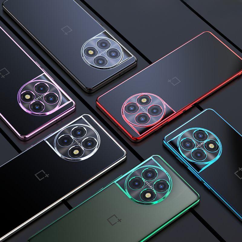 For OnePlus Ace 3 Pro Electroplating Phone Case For One Plus 1+ Ace3 Ace3Pro Lens All-inclusive Silicone Soft Shell Cover