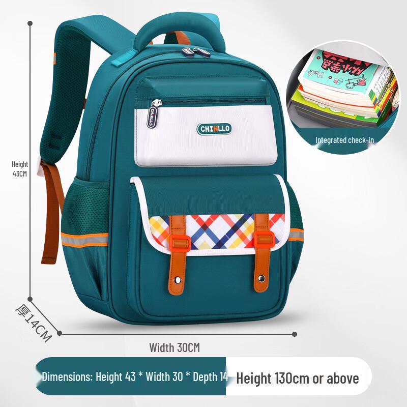 CHUNLONG Modern British Style Decompression Kids School Backpack