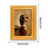 3D Wooden Photo Frame Poster Refrigerator Magnet - Creative and Quirky Decorative Magnet