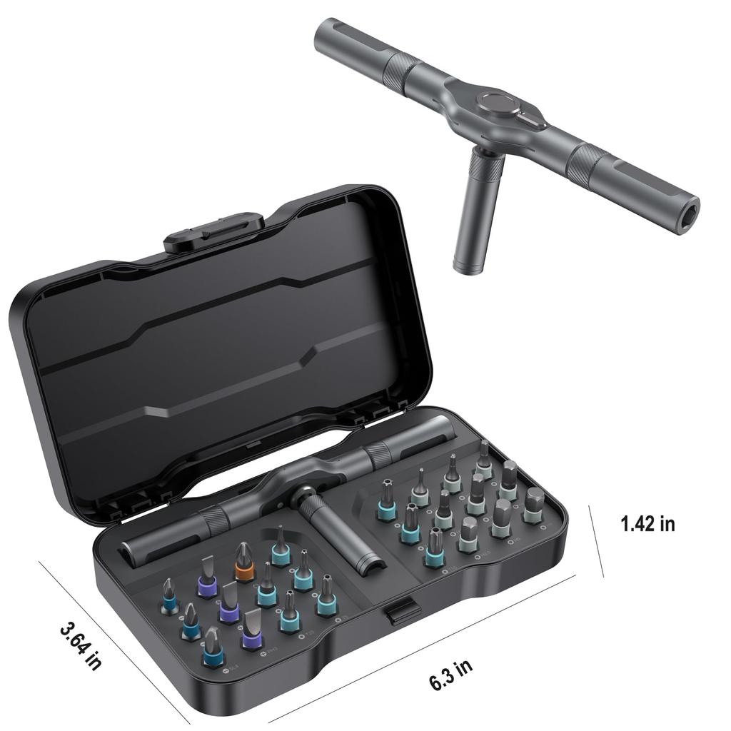 24 in 1 Magnetic Screwdriver Set DIY Ratchet Screwdriver Set Removable Precision Screwdriver kit Magnetic DIY Precision Tool kit