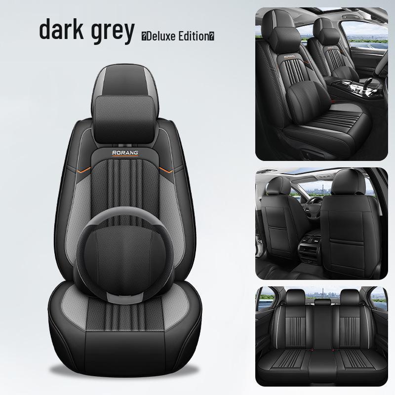All-Season Universal Leather Seat Covers for SUVs, Sedans, and Trucks