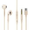 4th Gen Wired Earphones - Type-C/3.5mm for KTV, Sleep, Gaming, Android