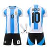 Kids Argentina Messi Soccer Jersey, Polyester Sportswear, Multicolor, Multi-Size