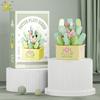 MOC Blume Sukkulente Topfpflanze Modellbaustein DIY Ewiger Strauß Zuhause Schreibtisch Pflanzen Dekoration Ziegel Mädchen Geschenk Kinderspielzeug