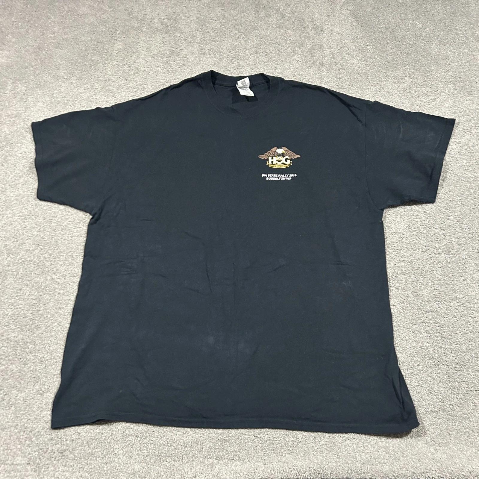 

Harley Owners Club T Shirt Mens 2XL Graphic Tee HOG Biker Rally Short Sleeve 3XL
