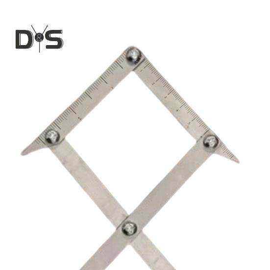3-Punkt-Mittelpunktsucher, Layout-Tool mit gleichem Abstand, hohe Genauigkeit, einfach zu verwenden, präzises Mittelpunktsuchwerkzeug zum Schweißen und zur Holzbearbeitung