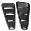 2PCS Car Modification Side Window Louver Vent Intake Panel For 2005-09 Ford Mustang