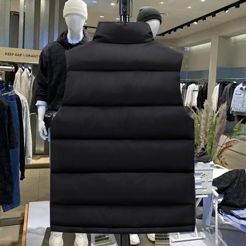 Baumwollweste Herren Winter Neu Herren Oberbekleidung Stehkragen Pferdeclip Vielseitige Weste Warme Weste