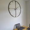 Large Wall Clock Living Room Iron Art Round Clocks Mechanism Silent Watches Kitchen Luxury Watch Room Design Wall Decoration