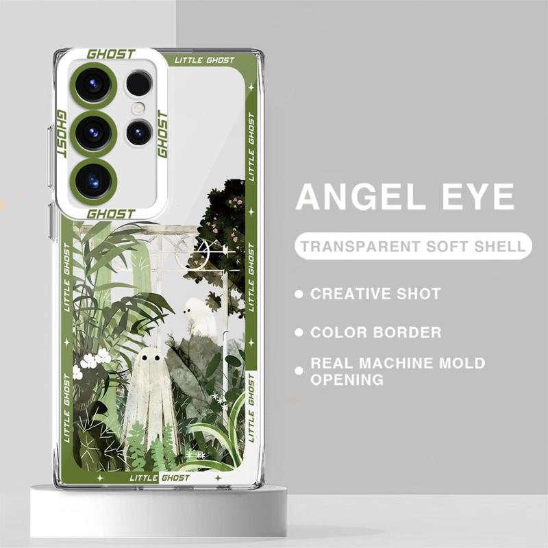 

Little Ghost Phone Case for GalaxyNote20 20Ultra S21 S23 S22 S20 S24 Plus S20 S23 S22 S21 S24 S23 Ultra S20 S23 S21 FE Galaxy S23