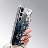 A Electroplated Gold New Phone Case for Samsung Galaxy S26 Ultra S25 Plus S24 S23 S22 Tempered Glass Artistic Texture Patterns