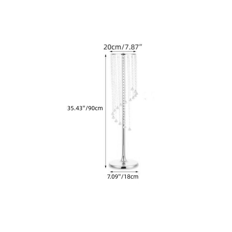 Golden Iron Wedding Flower Stand Ornament for Hotel and Home Decor