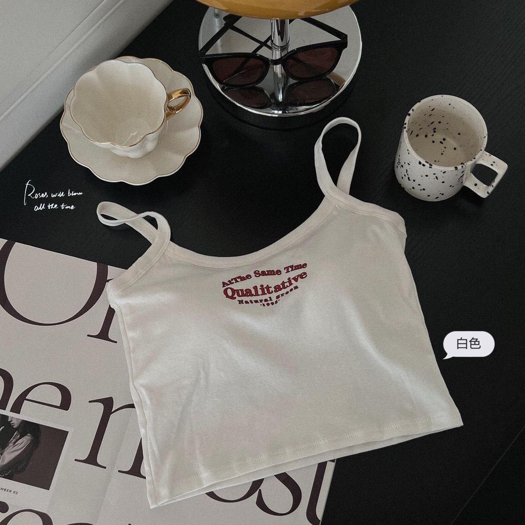 Women's Solid Color Sleeveless Camisole Belly Button Top