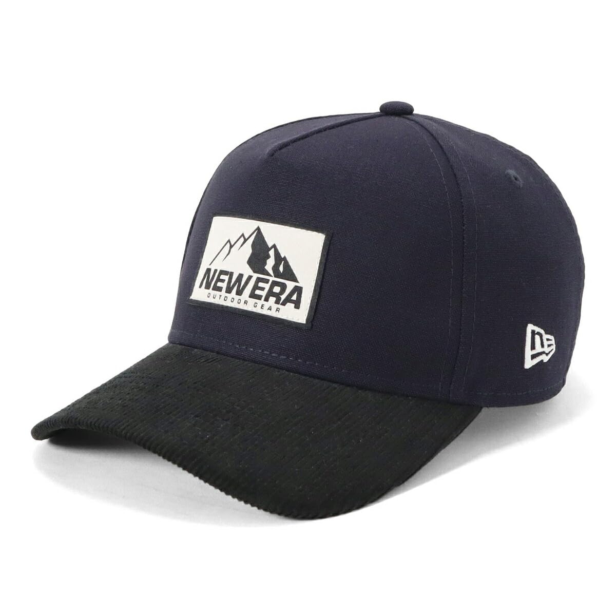 

New Era Outdoor Duck Free Size OD Duck Cord NVY Black Cap, Canvas, Navy/Black, 940AF, Visor,