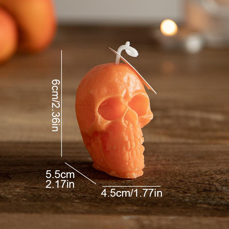 Halloween Halloween Props Cute Long Burning Time Holiday Decorations Room Fragrance Ghost Shape Multicolor