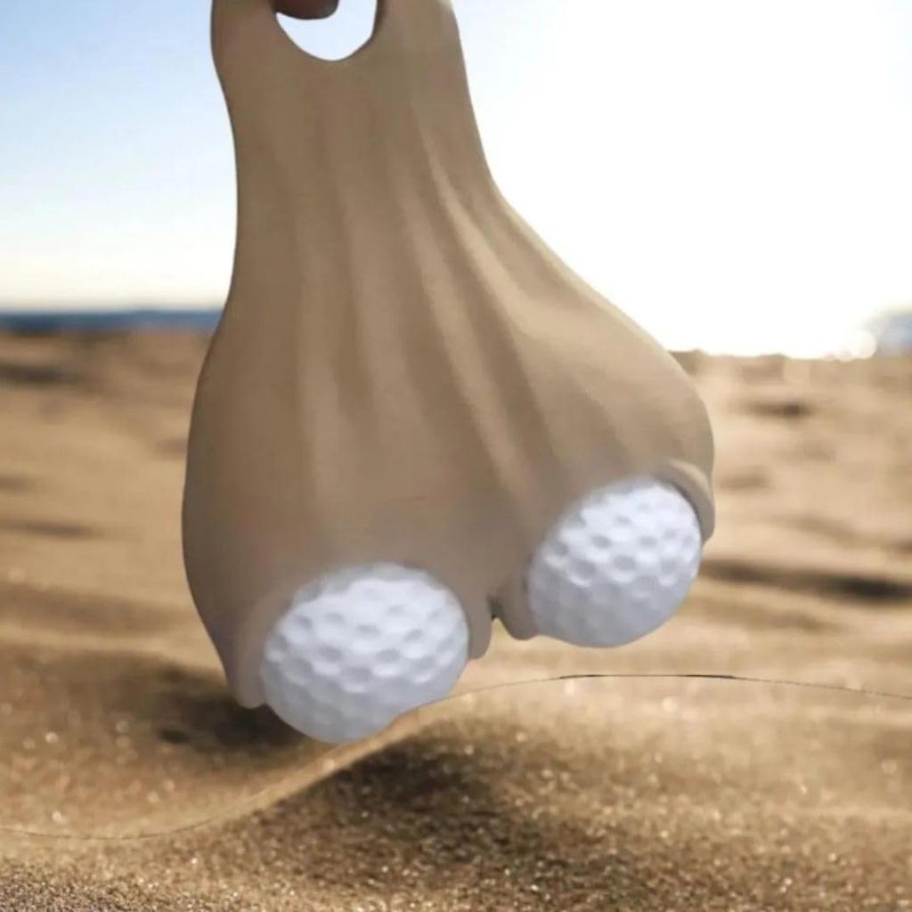 RICHAR Golf Ball Case Folder Lightweight Thin Removable Fun Item