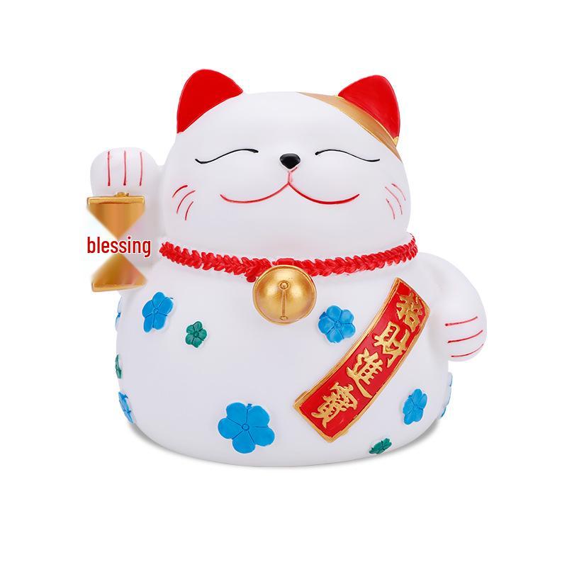 Lucky Cat Silicone Piggy Bank - Large Capacity, Anti-Drop Coin Box, Perfect New Year Gift