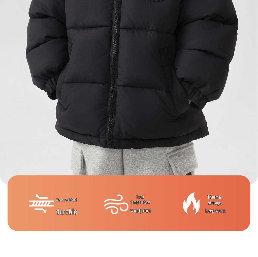 2025 Herbst/Winter Europäische Jungen Baumwoll-Steppjacke - Neuer Stil für Kleinkinder und Kinder