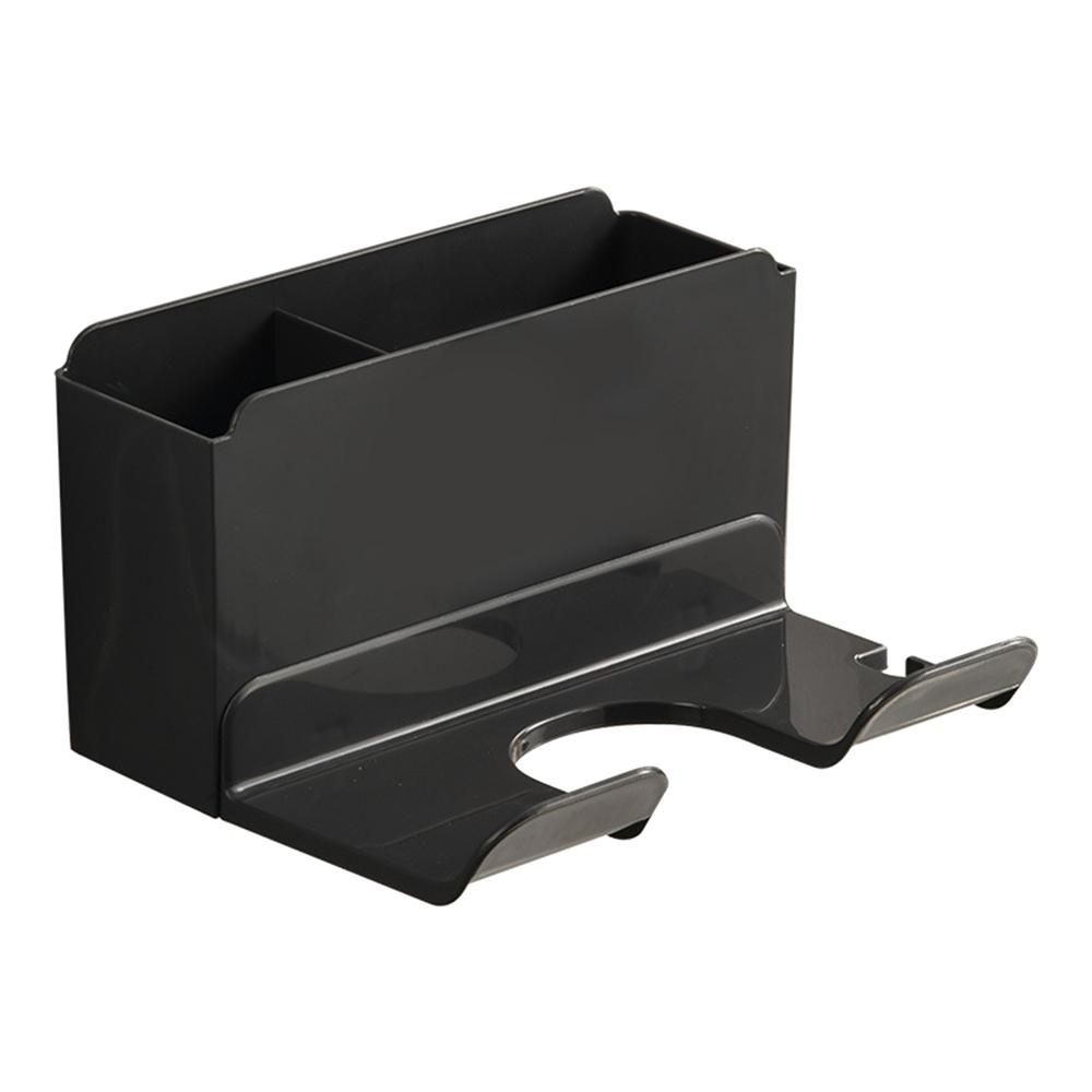 

Blow Dryer Hanger Wall Mount Hair Tool And Styling Organizer Adhesive Hair Straighteners Curling Iron Holder For Makeup сірий