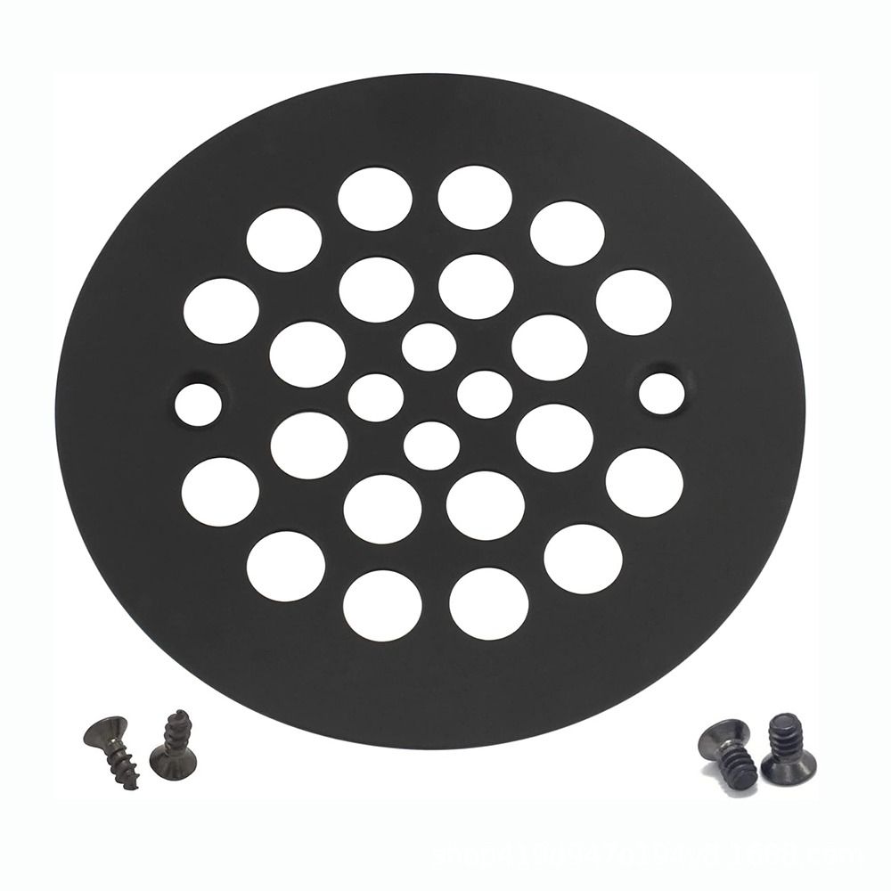 Stainless Steel Shower Drain Cover Anti-Clog Rust-Proof Floor Drain Cover 4-1/4“ Drain Strainer Bathroom Accessories