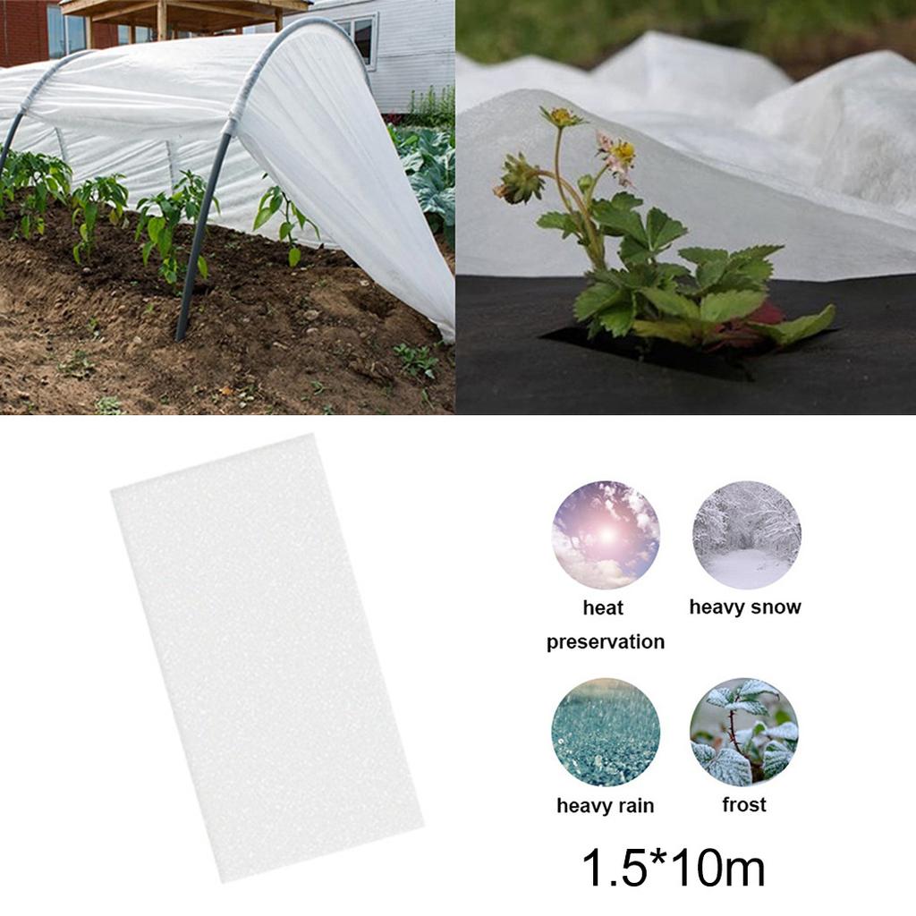 Non-woven Plant Cover Outdoor Horticultural Plant Cover Reusable Shrubs Transparent Accessories Freeze Frost Garden New