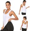 Women Loose Open Racerback U Neck Activewear Yoga Workout Fitness Vest Tank Top