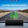 Car Speedometer HUD GPS Head Up Display Digital Speed Meter Windshield Projector for Vehicles Truck Auto Electronics Accessories