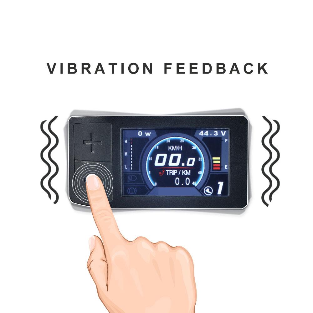 Ebike Bicycle Scooter 500C Display 2.2'' IPS Screen For Mid Hub Motor Waterproof