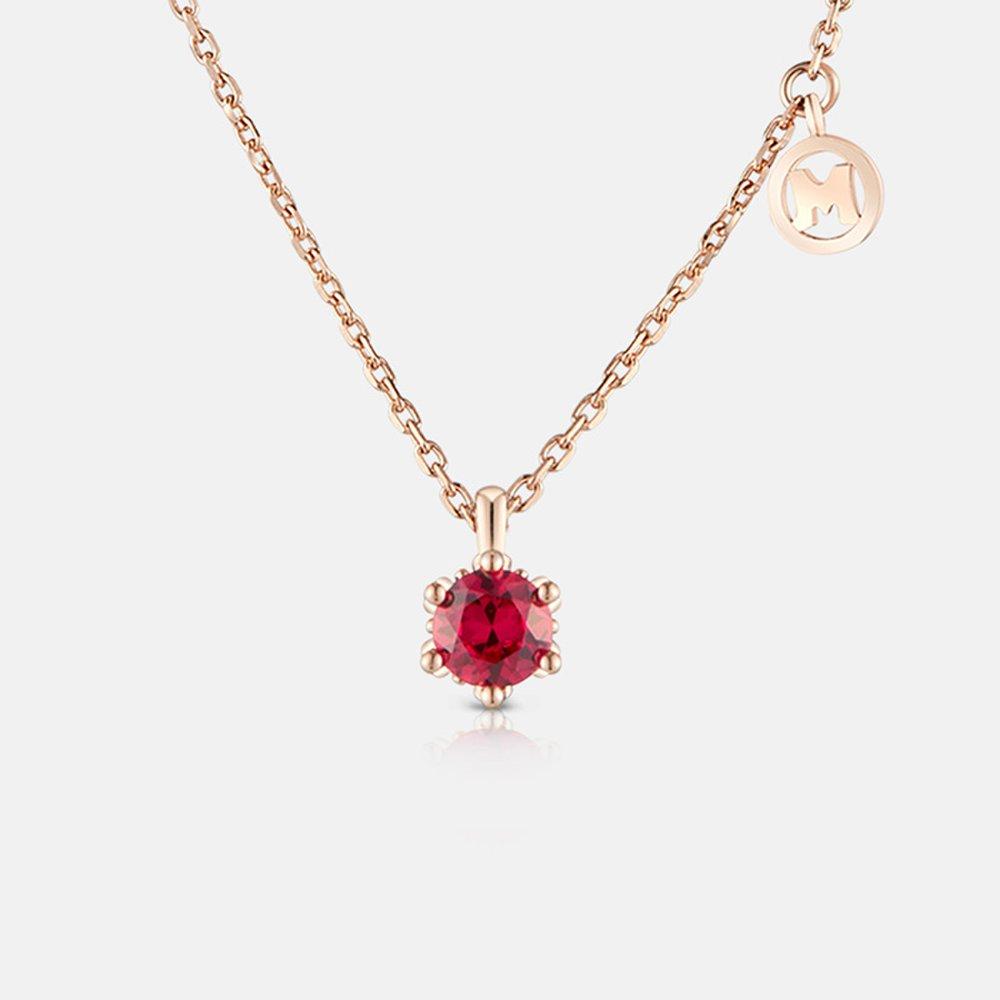 Rene Silver Rose Necklace 42Cm A211Sn9117Rpr