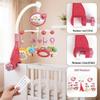 Rattle Toy Bedside Bell: Soothing Projection Light & Music for Infants (0-1 Year)