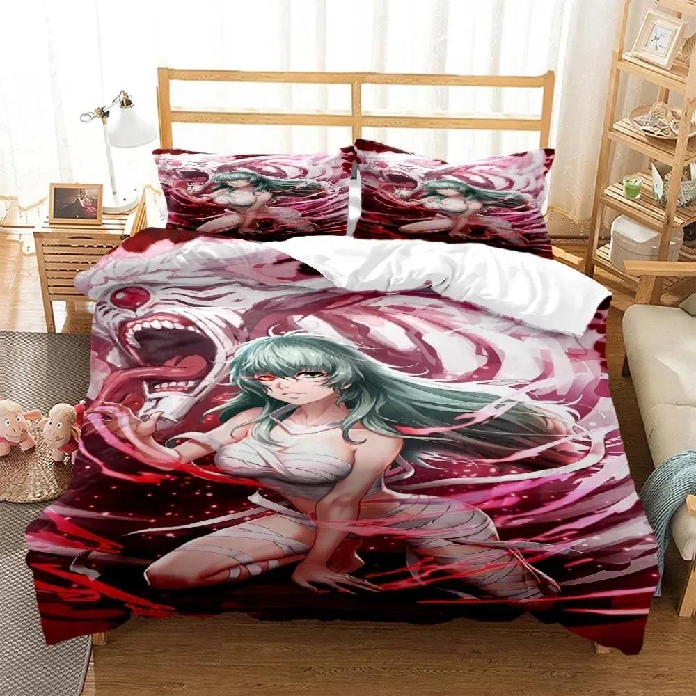 Tokyo Ghoul Bedding Set For Bedroom Soft Modern Bedspreads Comefortable Kids Duvet Cover Quilt Cover And Pillowcase