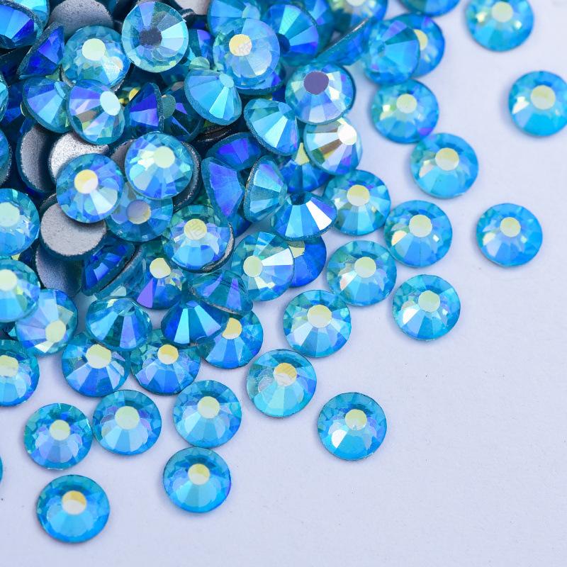 Nail Art Rhinestone Crystal Glass Accessories Diy Flat-Bottomed Drill, Mobile Phone Case Colorful Guomao A Diamond Accessories Accessories Accessories