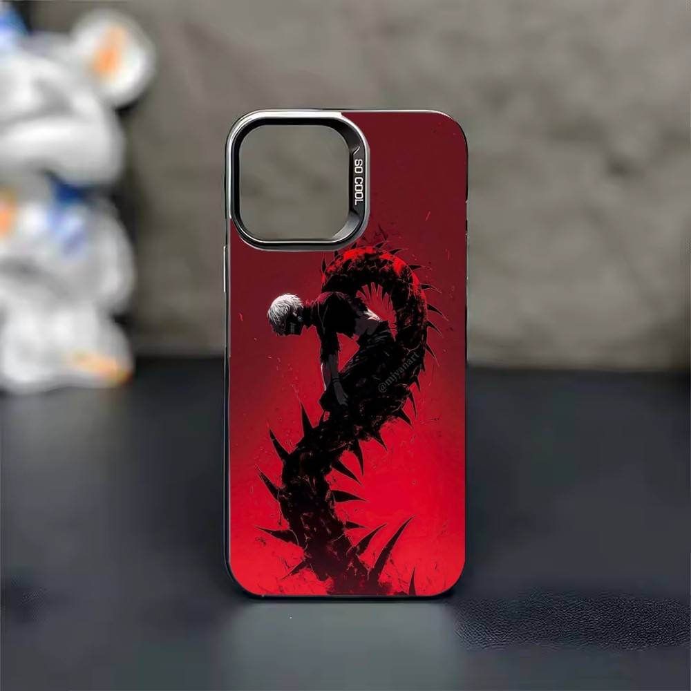 Tokyo G-Ghoul Wallpaper  Phone Case For iPhone 17 16 15 14 13 12 11 Pro Max Plus Silver Candy Matte Cover
