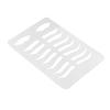 Brow Lips Template Reusable Bendable Eyebrow Lip Eyebrow Grooming Stencils for Tattoo Artists