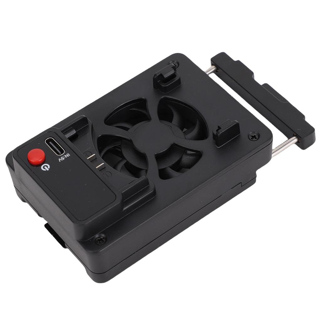 Cooling Fan Fit for A7S3 FX30 A7M4 Camera ABS Quiet Adjustable Camera External Cooling System for Video Recording Live